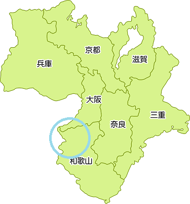 和歌山県map